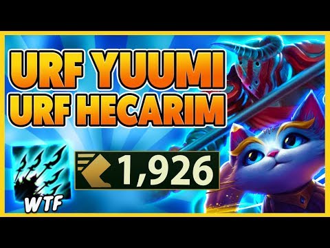 *3 TEAMMATES AFK* 20 MINUTES OF LEGIT 2V5 IN URF (HARDEST GAME) - BunnyFuFuu