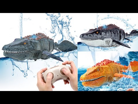 fromeasy - Best Pool Toys - Remote Control Mosasaurus Water Toys RC mosasaur