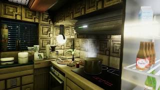 Blade Runner 9732 gameplay: Walking around Deckard's apartment