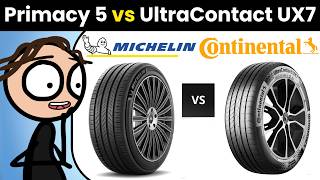 Michelin Primacy 5 vs Continental UltraContact UX7 (Comparison and Review)