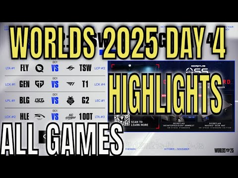 Highlights ALL GAMES Worlds 2025 Day 4
