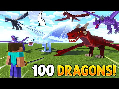 ProBoiz 95 - 100 DRAGONS vs Me in Minecraft