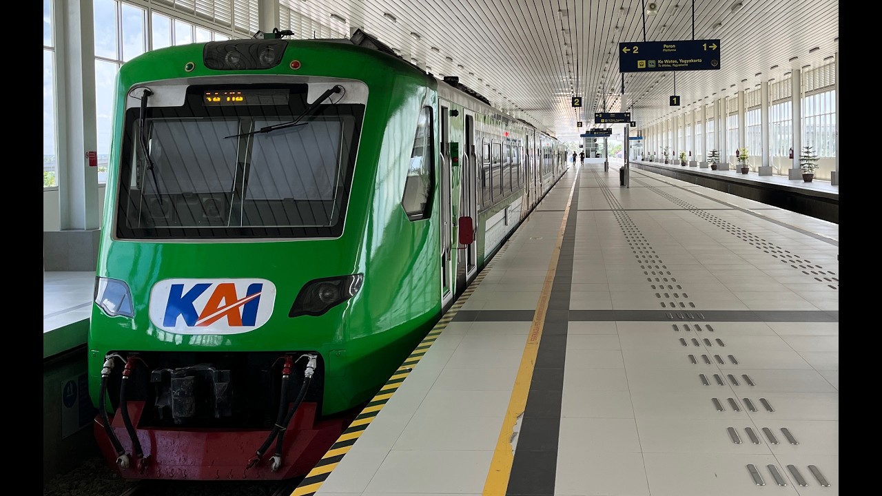 How to get from Yogyakarta International Airport (YIA) to the City Centre by Train
