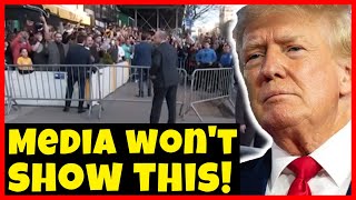 Breaking News! President Trump pays a visit to Harlem Bodega & here is the crowds response!