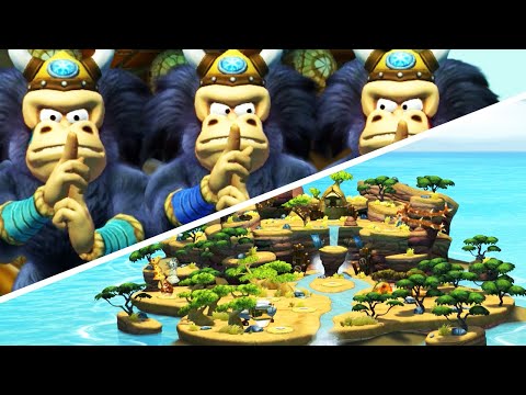 Donkey Kong Country: Tropical Freeze - World 3: Bright Savannah - No Damage 100% Walkthrough