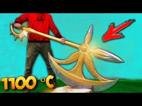 EXPERIMENT: CASTING DIVINE AXE RHITTA from LAVA 七つの大罪 The Seven Deadly Sins