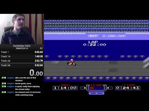 Excitebike: Track 5 - 41.23 *WR*