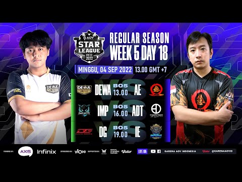 ASL 2022 Winter Week 5 Day 18 | Garena AOV Indonesia