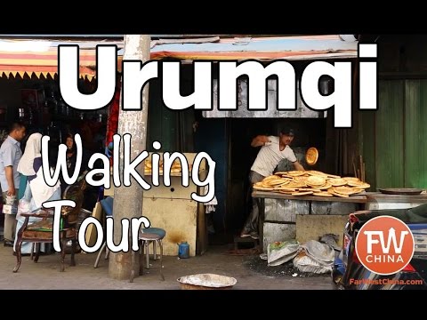 Passeio a pé por Urumqi | Cultura Uigur na capital de Xinjiang (ATUALIZAÇÃO: agora destruída)