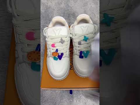L*uis V*itton LV Trainer Maxi White #sneaker #lvshoes #unboxing #school
