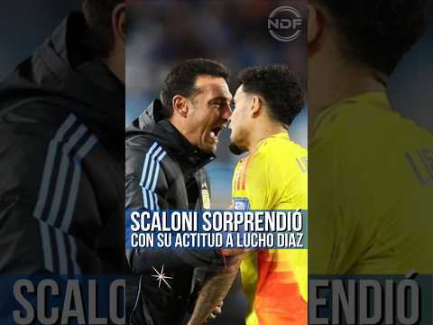 Lionel Scaloni surprised Lucho Diaz 😱