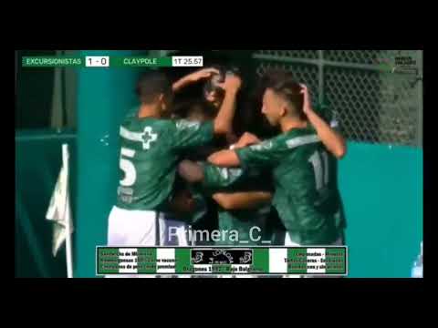 Excursionistas 2-0 Claypole / Goles / Primera C