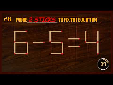 Matchstick Puzzle #105| Matchstick Logic Puzzles |Matchstick Puzzles with Answers| Matchstick Tricks