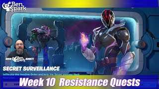 Week 10 Resistance Quests - Secret Surveillance - Location Easy Guide - Fortnite Resistance