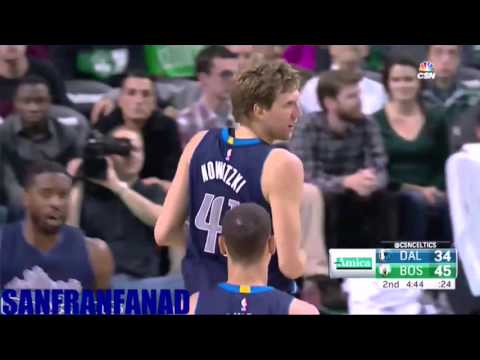 Dirk Nowitzki Full Highlights 2015.11.18 at Celtics - 23 Pts, 9-14 FGM!