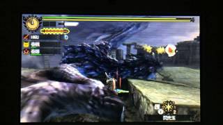 【MH4G】 村☆10 白日の王　（リオレウス希少種１頭の狩猟）　太刀