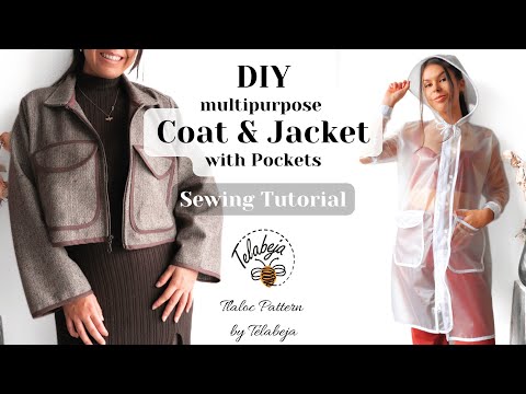 DIY Raincoat and Jacket! Tlaloc Pattern by Telabeja