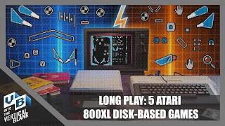 Long Play:  Five Disk Based Games On An Atari 800XL