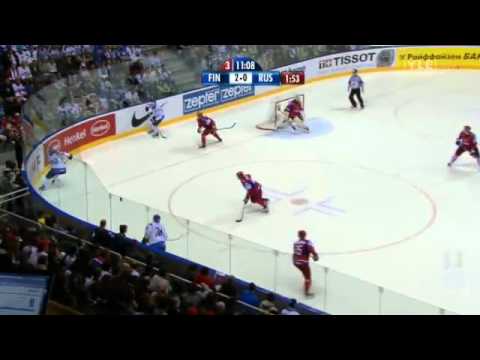 Jääkiekon MM 2011 Suomi - Venäjä [FIN - RUS] välierän maalikooste