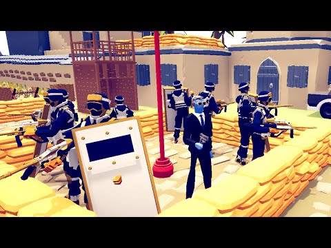 Can 300x Attackers kill president? - Totally Accurate Battle Simulator TABS