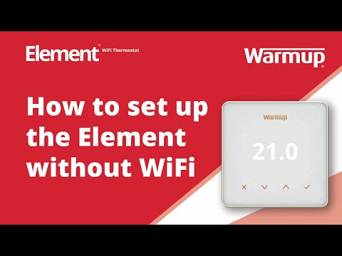 Термостат Warmup Element Wi-Fi білий - фото 1 - id-p2532623997