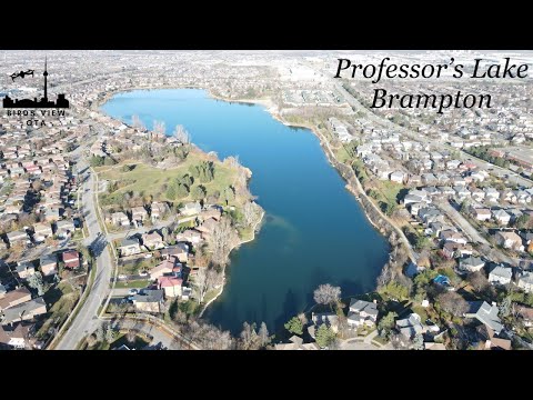 Birds View of Professor's Lake Brampton | 4K