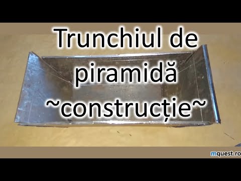 Trunchiul de piramida   constructie, clasa a VIII-a