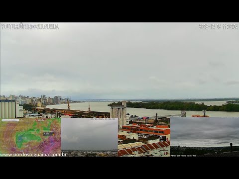 TRANSMISSAO 09/12/2025 CICLONE RIO GRANDE DO SUL - PORTO ALEGRE POA / GUAÍBA - LAGO GUAÍBA