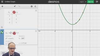 How to find functions for points you have plotted in Desmos