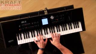Kraft Music - Roland BK-5 Backing Keyboard Demo with Scott Berry
