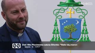 Don Vito Piccinonna saluta Bitonto: 'Vado via, ma non lascio le radici'