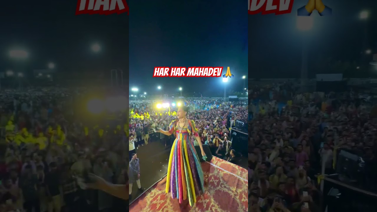 Har har Mahadev ❤️ PURVAstic Navratri’24  #purvamantri #purvamantrilive #navratri