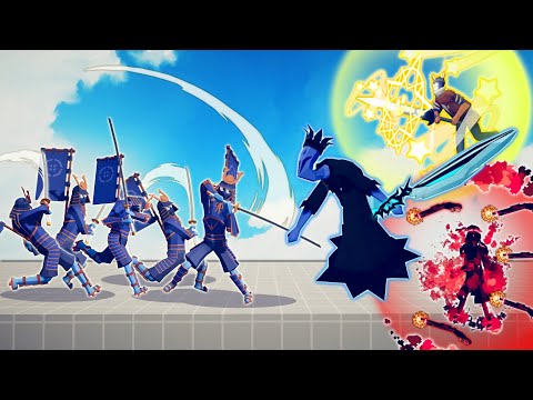 NEW STRONGNEST BOSS vs 100x SHOGUN | TABS - Totally Accurate Battle Simulator