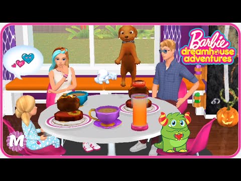 Barbie, Ken and Chelsea Family Morning Routine - Barbie Dreamhouse Adventures