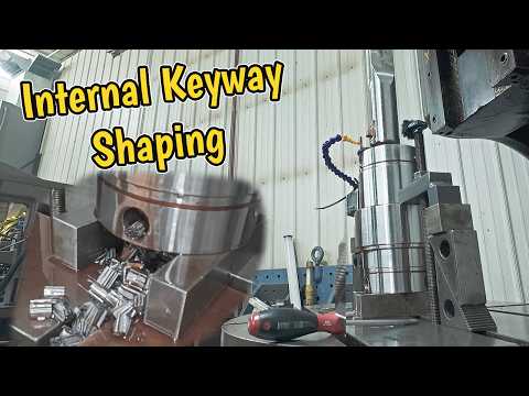 This Old Slotter Is UNSTOPPABLE! Cutting Internal Keyways Like Butter (ASMR Machine Sounds)