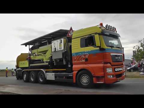 All trucks going home after TRUCKSTAR FESTIVAL, 29 jul 2018 part 3 of 4
