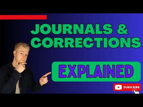 AAT Level 2/3 - Journals and Correction of Errors