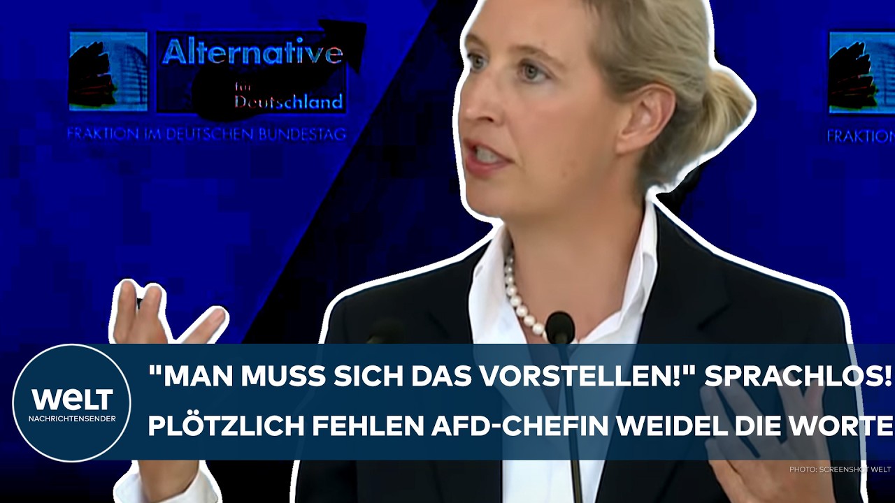 WEIDEL: "Ich kann das überhaupt nicht mehr nachvollziehen" Sprachlos! Plötzlich fehlen ihr die Worte