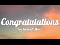 Post Malone - Congratulations (Lyrics) ft. Quavo