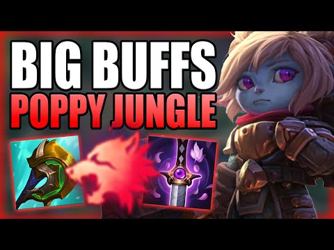 THIS NEW BUFFED PREDATOR POPPY BUILD IS INSANE FOR SOLO Q! Best Build/Runes Guide League of Legends