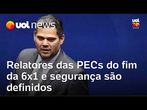 Otto Alencar e Alcolumbre decidem relatores das PECs do fim da 6×1 e segurança