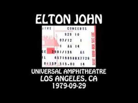 Elton John Universal Amphitheater 1979