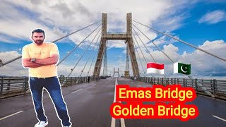 Download lagu Golden Bridge | Stunning Views of Golden Bridge Pangkalpinang Indonesia mp3