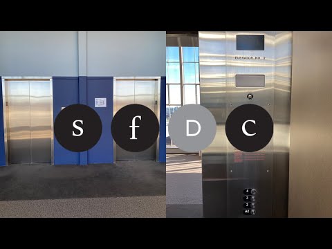 Epic Motors! Scenic Montgomery (mb Otis) Hydraulic elevators @ The San Francisco Design Center