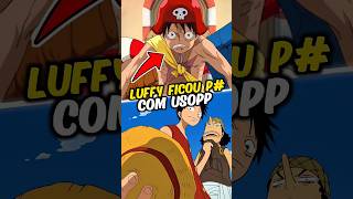 LUFFY QUASE BRIGA COM USOPP NOVAMENTE #shorts #onepiece