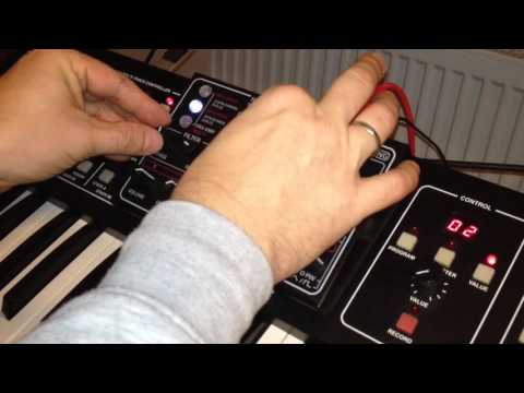 Stereoping Sixtweak Synth Controller for Sequential Circuits Sixtrak in action