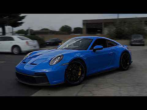 Racing to the Gym in Straight Piped Porsche GT3