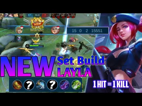 NEW SET BUILD LAYLA TERSAKIT SEASON 20 | Top 1 global Layla |Tutorial Layla untuk pemula | #mlbb