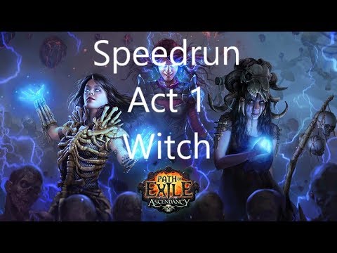 😺[Speedrun] HOW TO ACT 1 - Witch - SSF-HC (Abyss 3.1) - PoE (German/Deutsch)