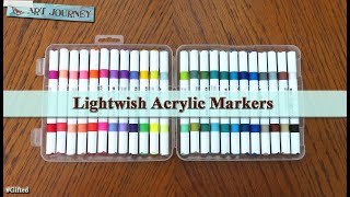 Acrylic Markers from Lightwish || Swatch & Review  #Gifted